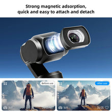 Load image into Gallery viewer, For DJI Osmo Pocket 4 / 3 Magnetic Wide-Angle Lens 112 Degree FOV Filter, PULUZ For DJI Osmo Pocket 4 / 3