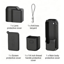 Load image into Gallery viewer, For DJI OSMO Pocket 4 PULUZ 4 in 1 Body Lens Handle Screen Silicone TPU Cover