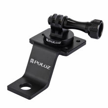 Load image into Gallery viewer, PULUZ Aluminum Alloy Motorcycle Fixed Holder Mount with Tripod Adapter &amp; Screw for GoPro, Insta360, DJI and Other Action Cameras, Fixed Mount 2 (Black), Fixed Mount 2 (Silver), Fixed Mount 2 (Red), Fixed Mount 2 (Blue), Fixed Mount 2 (Gold)