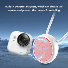 Load image into Gallery viewer, For Insta360 Go 3 Ultra PULUZ Upgraded Magnetic Pendant Holder Quick Release Neck Strap, For Insta360 GO Ultra