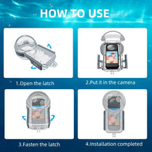 Load image into Gallery viewer, For Insta360 X5 PULUZ 50m Waterproof Sealed Diving Case, Youth Edition, Waterproof Diving Case, Youth Edition