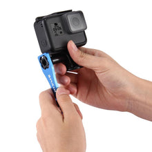 Load image into Gallery viewer, PULUZ CNC Aluminum Alloy Tighten Screw Cap Wrench Tool for GoPro Hero11 Black / HERO10 Black / HERO9 Black / HERO8 Black / HERO7 /6 /5 /5 Session /4 Session /4 /3+ /3 /2 /1, Xiaoyi and Other Action Cameras, Wrench (Aluminum Material) Blue              ...