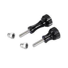 Load image into Gallery viewer, PULUZ CNC Aluminum Thumb Knob Stainless Bolt Nut Screw Set for GoPro, Insta360, DJI and Other Action Cameras, 2 Black Screws (Aluminum), 2 Gold Screws (Aluminum), 2 Blue Screws (Aluminum), 2 Red Screws (Aluminum)