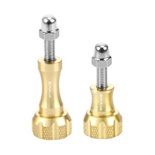 Load image into Gallery viewer, PULUZ CNC Aluminum Thumb Knob Stainless Bolt Nut Screw Set for GoPro, Insta360, DJI and Other Action Cameras, 2 Black Screws (Aluminum), 2 Gold Screws (Aluminum), 2 Blue Screws (Aluminum), 2 Red Screws (Aluminum)
