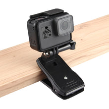 Load image into Gallery viewer, PULUZ 360 Degree Rotating Backpack Hat Rec-mounts Quick Release Clamp Mount for GoPro, Insta360, DJI and Other Action Cameras, Hat Rec-mount