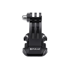 Load image into Gallery viewer, PULUZ Black Vertical Surface J-Hook Buckle Mount for PULUZ Action Sports Cameras Jaws Flex Clamp Mount for GoPro, Insta360, DJI and Other Action Cameras, J-Hook Mount