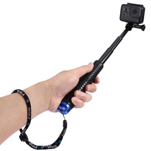 Load image into Gallery viewer, PULUZ Handheld Extendable Pole Monopod for GoPro, Insta360, DJI and Other Action Cameras, Length: 19-49cm, Length: 19-49cm