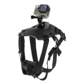 PULUZ Hound Dog Fetch Harness Adjustable Chest Strap Mount for GoPro, Insta360, DJI and Other Action Cameras, Dog Chest Strap