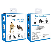 Load image into Gallery viewer, PULUZ Hound Dog Fetch Harness Adjustable Chest Strap Mount for GoPro, Insta360, DJI and Other Action Cameras, Dog Chest Strap
