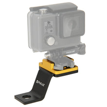 Load image into Gallery viewer, PULUZ Fixed Metal Motorcycle Holder Mount for GoPro, Insta360, DJI and Other Action Cameras, Fixed Mount 1(Black), Fixed Mount 1 (Silver), Fixed Mount 1 (Red), Fixed Mount 1 (Blue), Fixed Mount 1 (Gold)