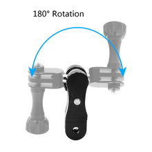 Load image into Gallery viewer, PULUZ CNC Aluminum Ball Joint Mount with 2 Long Screws for GoPro, Insta360, DJI and Other Action Cameras, CN Stock, Ball Joint Mount (US)