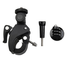 Load image into Gallery viewer, PULUZ Motorcycle Bicycle Handlebar Holder with Tripod Mount &amp; Screw for GoPro, Insta360, DJI and Other Action Cameras, Lengthened Mount