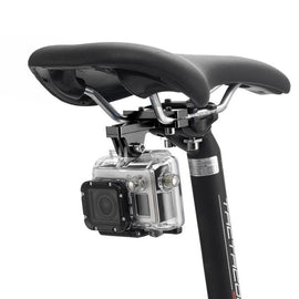 PULUZ Aluminium Alloy Bike Seat Cushion Mount for for GoPro, Insta360, DJI and Other Action Cameras, Seat Mount