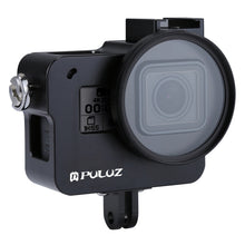 Load image into Gallery viewer, PULUZ Housing Shell CNC Aluminum Alloy Protective Cage with Insurance Frame &amp; 52mm UV Lens for GoPro HERO(2018) /7 Black /6 /5, For HERO6 /5 Pull Frame UK Stock, For HERO6 /5 Pull Frame US Stock, For HERO6 /5 Pull Frame AE Stock, For HERO6 /5 Pull Fram...