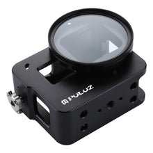 Load image into Gallery viewer, PULUZ Housing Shell CNC Aluminum Alloy Protective Cage with Insurance Frame &amp; 52mm UV Lens for GoPro HERO(2018) /7 Black /6 /5, For HERO6 /5 Pull Frame UK Stock, For HERO6 /5 Pull Frame US Stock, For HERO6 /5 Pull Frame AE Stock, For HERO6 /5 Pull Fram...