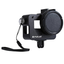 Load image into Gallery viewer, PULUZ Housing Shell CNC Aluminum Alloy Protective Cage with Insurance Frame &amp; 52mm UV Lens for GoPro HERO(2018) /7 Black /6 /5, For HERO6 /5 Pull Frame UK Stock, For HERO6 /5 Pull Frame US Stock, For HERO6 /5 Pull Frame AE Stock, For HERO6 /5 Pull Fram...