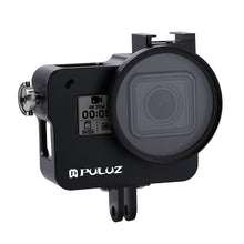 Load image into Gallery viewer, PULUZ Housing Shell CNC Aluminum Alloy Protective Cage with 52mm UV Lens for GoPro HERO(2018) /7 Black /6 /5, For HERO6 /5 No Frame UK Stock, For HERO6 /5 No Frame US Stock, For HERO6 /5 No Frame AE Stock, For HERO6 /5 No Frame, For HERO5/6 No Frame