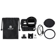 Load image into Gallery viewer, PULUZ Housing Shell CNC Aluminum Alloy Protective Cage with 52mm UV Lens for GoPro HERO(2018) /7 Black /6 /5, For HERO6 /5 No Frame UK Stock, For HERO6 /5 No Frame US Stock, For HERO6 /5 No Frame AE Stock, For HERO6 /5 No Frame, For HERO5/6 No Frame