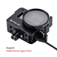 Load image into Gallery viewer, PULUZ Housing Shell CNC Aluminum Alloy Protective Cage with 52mm UV Lens for GoPro HERO(2018) /7 Black /6 /5, For HERO6 /5 No Frame UK Stock, For HERO6 /5 No Frame US Stock, For HERO6 /5 No Frame AE Stock, For HERO6 /5 No Frame, For HERO5/6 No Frame