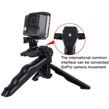 Load image into Gallery viewer, PULUZ Grip Folding Tripod Mount with Adapter &amp; Screws for GoPro, Insta360, DJI and Other Action Cameras, Load Max: 2kg, Load Max: 2kg