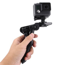 Load image into Gallery viewer, PULUZ Grip Folding Tripod Mount with Adapter &amp; Screws for GoPro, Insta360, DJI and Other Action Cameras, Load Max: 2kg, Load Max: 2kg