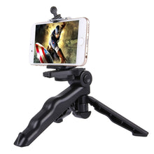 Load image into Gallery viewer, PULUZ Grip Folding Tripod Mount with Adapter &amp; Screws for GoPro, Insta360, DJI and Other Action Cameras, Load Max: 2kg, Load Max: 2kg