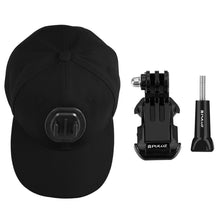 Load image into Gallery viewer, PULUZ Baseball Hat with J-Hook Buckle Mount &amp; Screw for GoPro, DJI OSMO Action and Other Action Cameras, Baseball Hat Black Color, Baseball Hat Red Color, Baseball Hat Dark Blue Color, Baseball Hat Black (US Stock), Baseball Hat Red (US Stock)         ...
