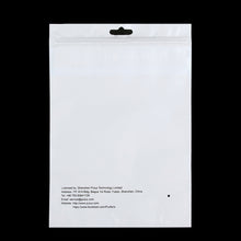 Load image into Gallery viewer, 10 PCS PULUZ 25.8cm x 18cm Hang Hole Clear Front White Pearl Jewelry Zip Lock Packaging Bag (Size: L), Size: L