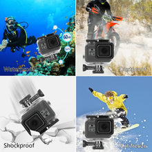Load image into Gallery viewer, PULUZ for GoPro HERO(2018) / HERO7 Black /6 /5 60m Underwater Waterproof Housing Diving Protective Case with Buckle Basic Mount &amp; Screw, For HERO5