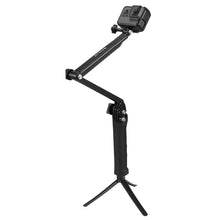 Load image into Gallery viewer, PULUZ 3-Way Grip Foldable Tripod Selfie-stick Extension Monopod for GoPro, Insta360 ONE R, DJI Osmo Action and Other Action Cameras, Length: 20-58cm, Length: 20-58cm, Length: 20-58cm(AE)