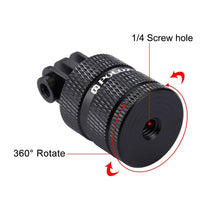 Load image into Gallery viewer, PULUZ 1/4 Inch Screw Hole Tripod Mount CNC Adapter for GoPro, Insta360, DJI and Other Action Cameras, 1/4 Inch Long Size