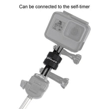 Load image into Gallery viewer, PULUZ 360 Degree Rotation CNC Swivel Pivot Extension Arm Tripod Mount for GoPro, Insta360, DJI and Other Action Cameras, Extension Adapter