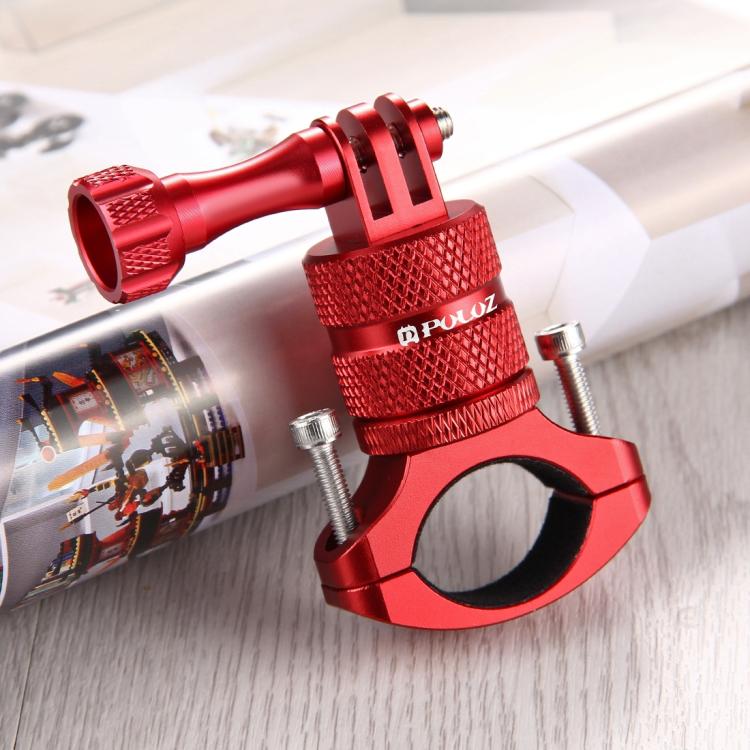 PULUZ 360 Degree Rotation Bike Aluminum Handlebar Adapter Mount with Screw for GoPro, Insta360, DJI and Other Action Cameras, AE Stock (Blue), US Stock (Red), China Stock (Red), US Stock (Blue), China Stock (Blue), US Stock (Black)                     ...