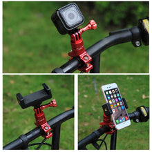 Load image into Gallery viewer, PULUZ 360 Degree Rotation Bike Aluminum Handlebar Adapter Mount with Screw for GoPro, Insta360, DJI and Other Action Cameras, AE Stock (Blue), US Stock (Red), China Stock (Red), US Stock (Blue), China Stock (Blue), US Stock (Black)                     ...