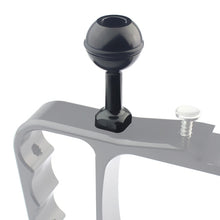 Load image into Gallery viewer, PULUZ 1/4 inch Screw Aluminum Ball Adapter Mount for GoPro, Insta360, DJI and Other Action Cameras, Diameter: 2.5cm, 1/4 inch Screw(Black)