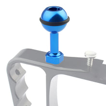 Load image into Gallery viewer, PULUZ 1/4 inch Screw Aluminum Ball Adapter Mount for GoPro, Insta360, DJI and Other Action Cameras, Diameter: 2.5cm, 1/4 inch Screw(Black), 1/4 inch Screw(Blue), 1/4 inch Screw (Red)