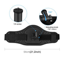 Load image into Gallery viewer, PULUZ Waist Belt Mount Strap for GoPro, Insta360, DJI and Other Action Cameras, Waist Belt