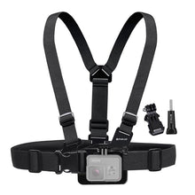 Load image into Gallery viewer, PULUZ Adjustable Body Mount Belt Chest Strap with J Hook Mount &amp; Long Screw for GoPro, Insta360, DJI and Other Action Cameras, Chest Strap
