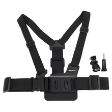 Load image into Gallery viewer, PULUZ Adjustable Body Mount Belt Chest Strap with J Hook Mount &amp; Long Screw for GoPro, Insta360, DJI and Other Action Cameras, Chest Strap