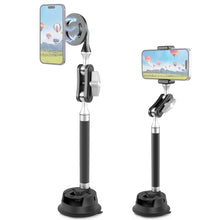 Load image into Gallery viewer, PULUZ Car Suction Cup Arm Mount Phone Tablet Magnetic Holder with Phone Clamp, Car Suction Cup Arm