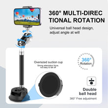 Load image into Gallery viewer, PULUZ Car Suction Cup Arm Mount Phone Tablet Magnetic Holder with Phone Clamp, Car Suction Cup Arm