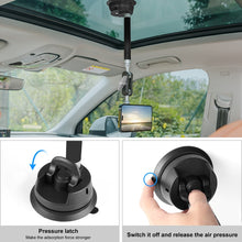 Load image into Gallery viewer, PULUZ Car Suction Cup Arm Mount Phone Tablet Magnetic Holder with Phone Clamp, Car Suction Cup Arm