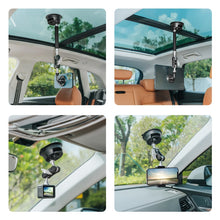 Load image into Gallery viewer, PULUZ Car Suction Cup Arm Mount Phone Tablet Magnetic Holder with Phone Clamp, Car Suction Cup Arm
