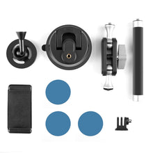 Load image into Gallery viewer, PULUZ Car Suction Cup Arm Mount Phone Tablet Magnetic Holder with Phone Clamp, Car Suction Cup Arm