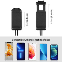Load image into Gallery viewer, PULUZ Selfie Sticks Tripod Mount Adapter Phone Clamp for iPhone, Samsung, HTC, Sony, LG and other Smartphones