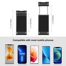 Load image into Gallery viewer, PULUZ Tripod Head Cold Shoes Aluminum Alloy Phone Clamp Holder Bracket