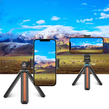 Load image into Gallery viewer, PULUZ Tripod Head Cold Shoes Aluminum Alloy Phone Clamp Holder Bracket