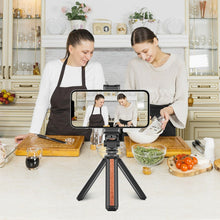 Load image into Gallery viewer, PULUZ Tripod Head Cold Shoes Aluminum Alloy Phone Clamp Holder Bracket