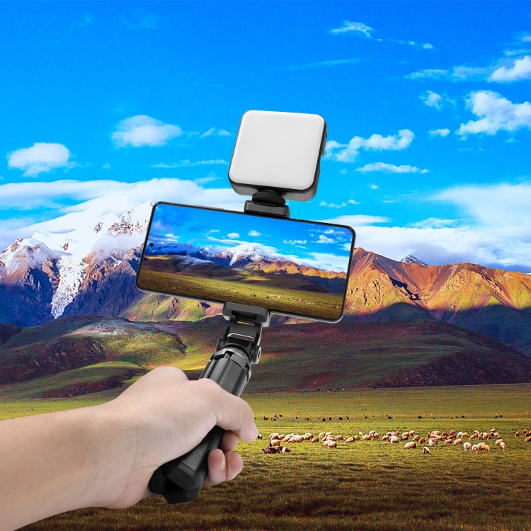 PULUZ Z-axis 360 Rotation Cold Shoes Aluminum Alloy Phone Clamp Holder Bracket