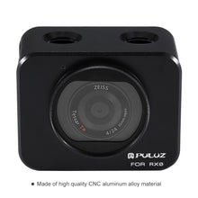 Load image into Gallery viewer, PULUZ for Sony RX0 Aluminum Alloy Protective Cage + 37mm UV Filter Lens + Lens Sunshade with Screws and Screwdrivers, Cage Black, Cage Gold, Cage Blue, Cage Red, Cage Silver, Cage Black(US)